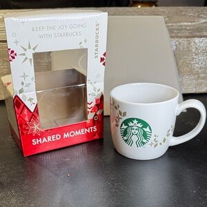 Starbucks White Mug shared moments